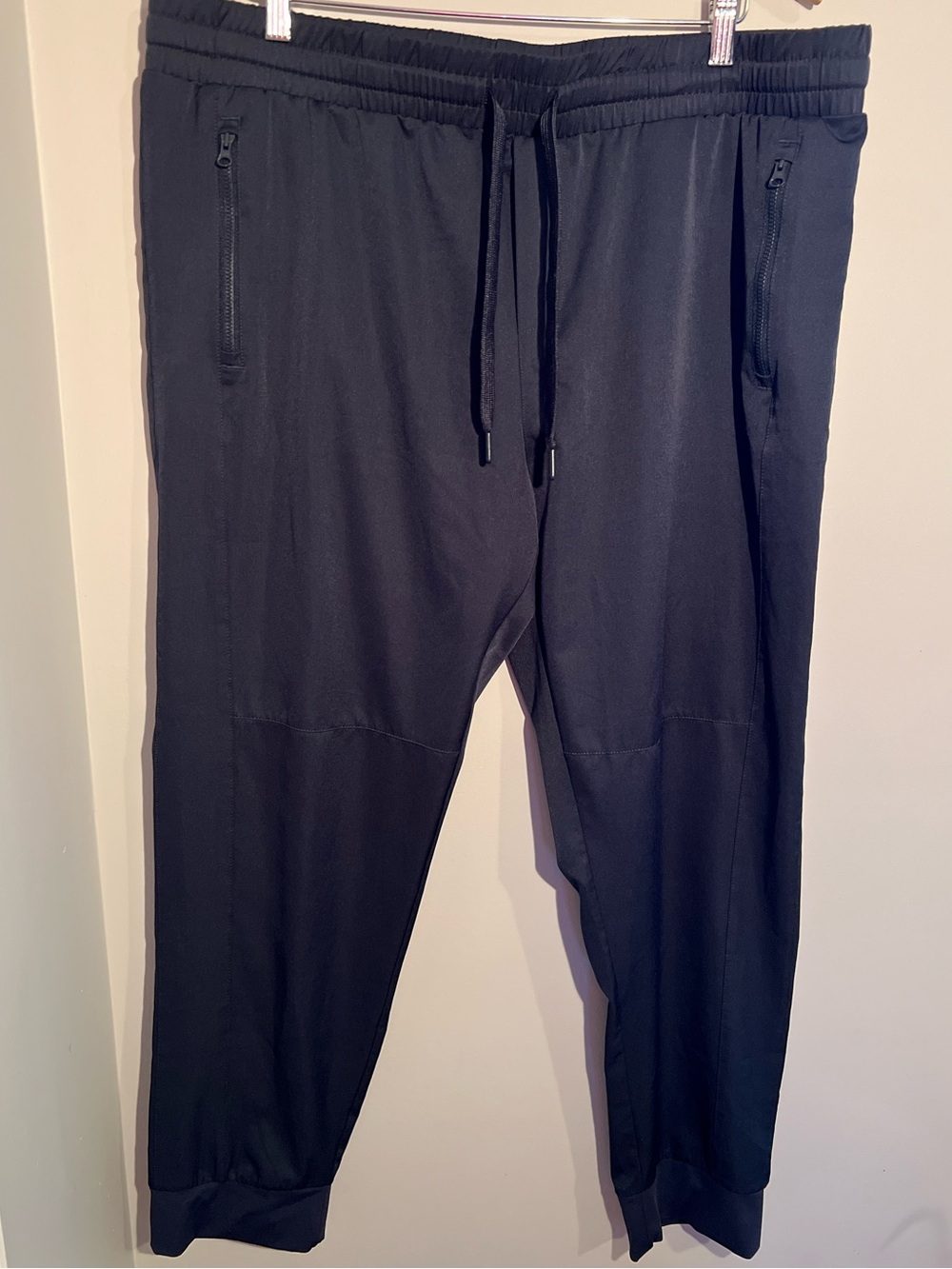 Tilley Navy Activewear Jogger style pants w cuffed hem & drawstring waist XXL